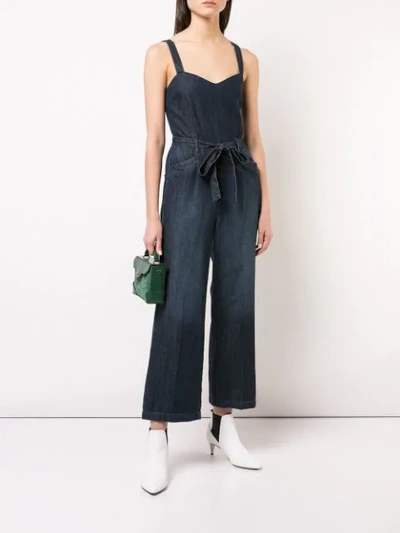 Shop Paige Emma Jumpsuit In Blue