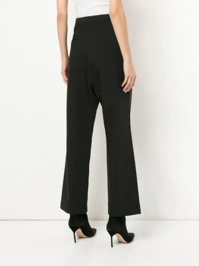 Shop Ellery Classic High-waisted Trousers In Black