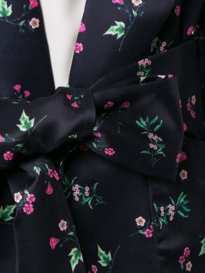 Shop Racil Micro-floral Print Blazer In 058 Petite Fleur
