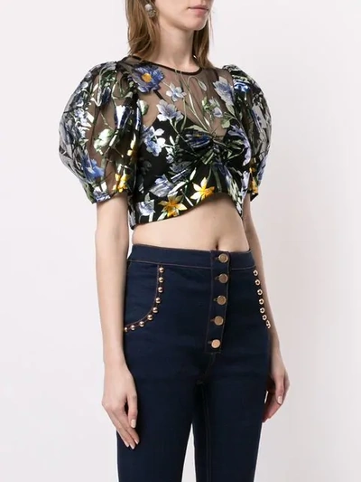 ALICE MCCALL SOME KIND OF BEAUTIFUL CROP TOP - 黑色