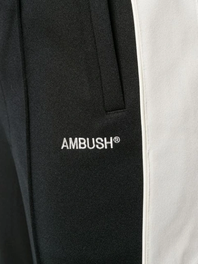 AMBUSH WAVES TRACK PANTS - 黑色