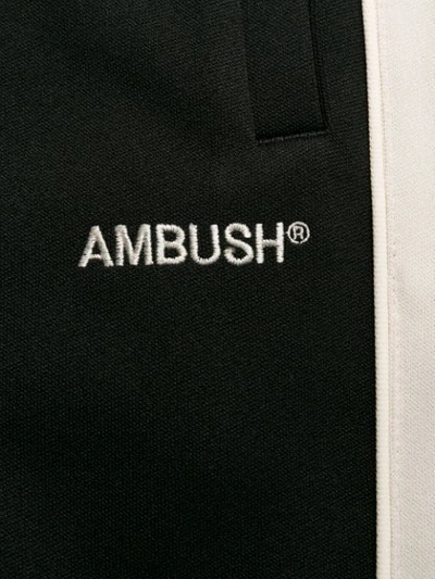 AMBUSH WAVES TRACK PANTS - 黑色