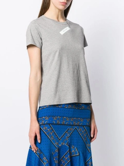 Shop Marc Jacobs The Tag T-shirt In Grey