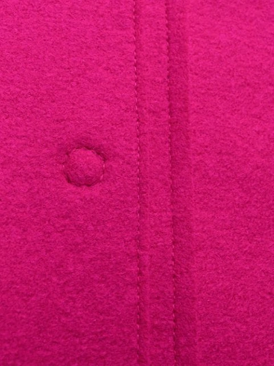 Shop Harris Wharf London Single-breasted Coat In Pink