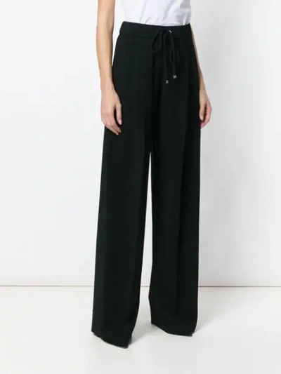 Shop Dsquared2 Wide Leg Trousers In Black