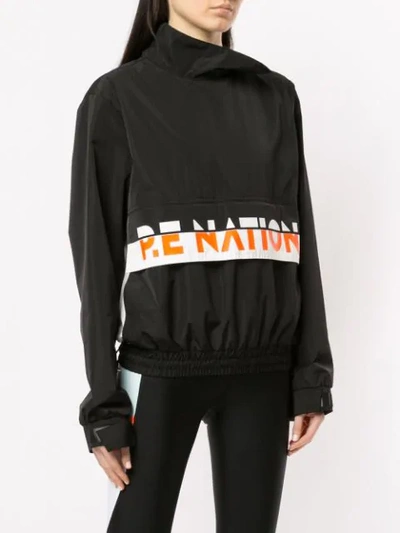 Shop P.e Nation Chariot Jacket In Black