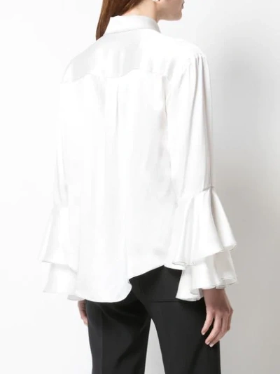 Shop Cinq À Sept Solid Kirby Top In White