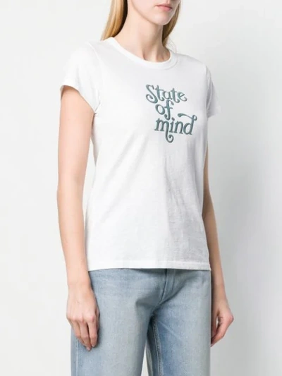Shop Rag & Bone State Of Mind T-shirt In White