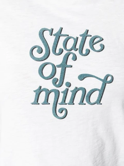 Shop Rag & Bone State Of Mind T-shirt In White