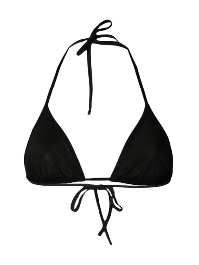 Shop Isabel Marant Triangle Bikini Top In Black