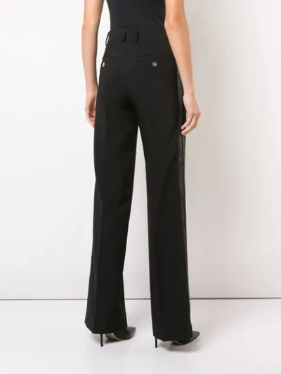 OFF-WHITE LOGO细节长裤 - 黑色