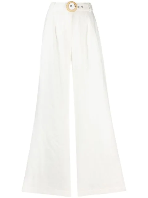 white linen trousers