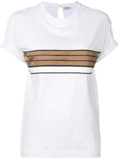 Shop Brunello Cucinelli Relaxed Fit T-shirt In White
