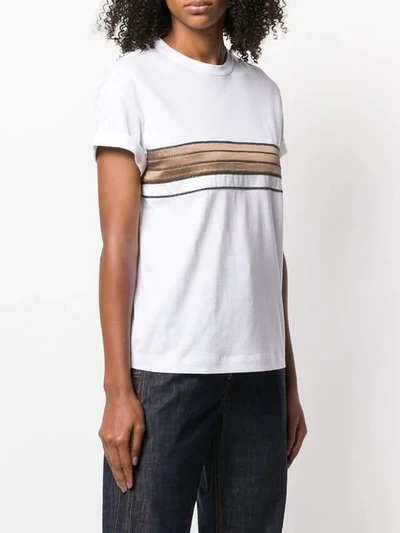 Shop Brunello Cucinelli Relaxed Fit T-shirt In White