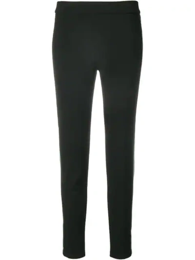 Shop Roqa Jersey Skinny Trousers - Black