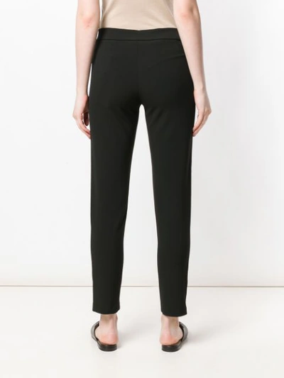 Shop Roqa Jersey Skinny Trousers - Black