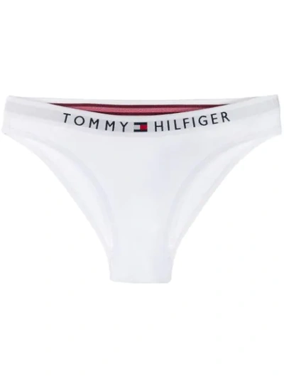 Shop Tommy Hilfiger Slip Mit Logo - Weiss In White