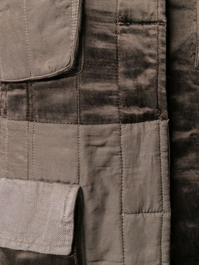 Shop Haider Ackermann Cupro Regular Padding Jacket In Brown