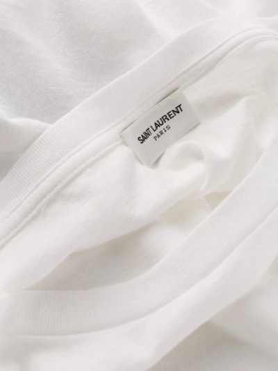 Shop Saint Laurent The Smiths-print T-shirt In White