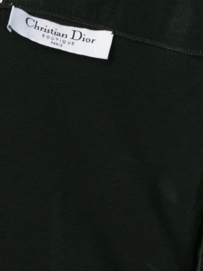 Pre-owned Dior Christian  Vintage 双层长款连衣裙 - 黑色 In Black