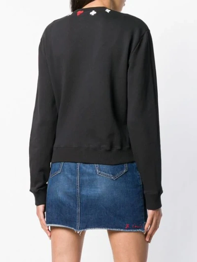 Shop Saint Laurent Klassisches Sweatshirt - Schwarz In Black