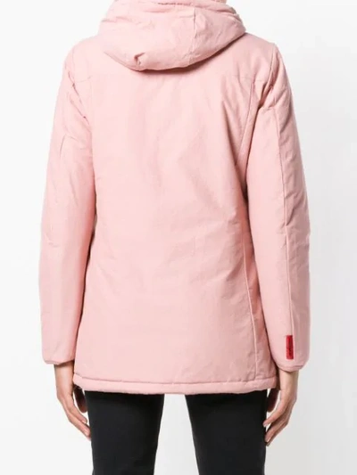 Shop Freedomday Short Hooded Jacket In Pink