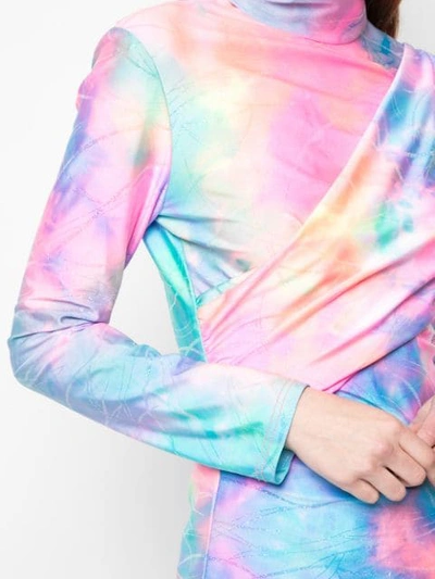 Shop Sies Marjan Tie Dye Wrapped Top In Multicolour