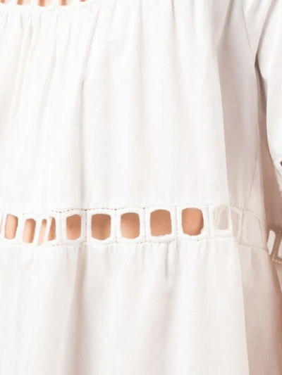 Cynthia rowley postcard eyelet dress top