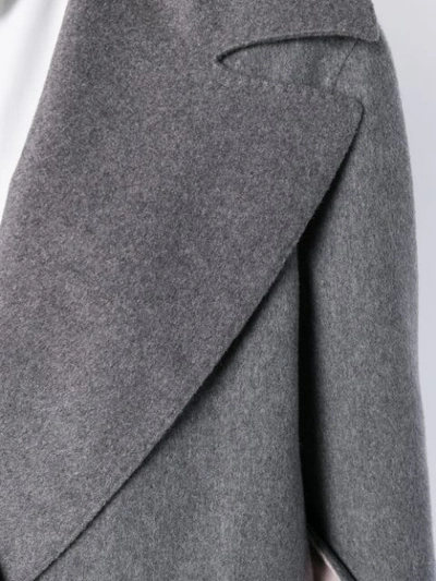 Shop Agnona Cashmere Belted Coat - Grey