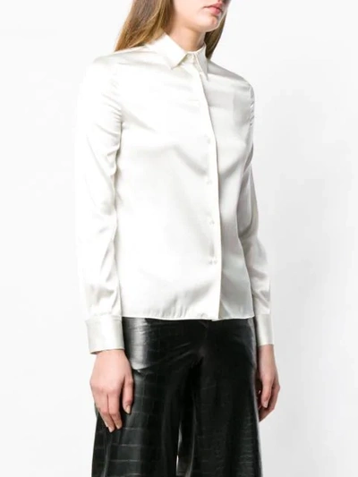 Shop Tom Ford Pointed Collar Shirt In White