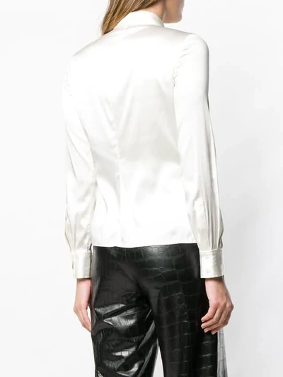 Shop Tom Ford Pointed Collar Shirt In White
