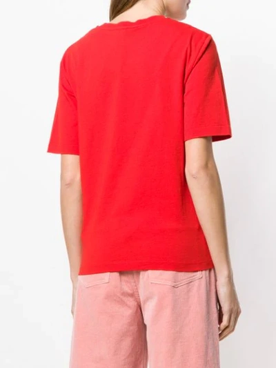 Shop Kenzo Tiger Logo T-shirt - Red