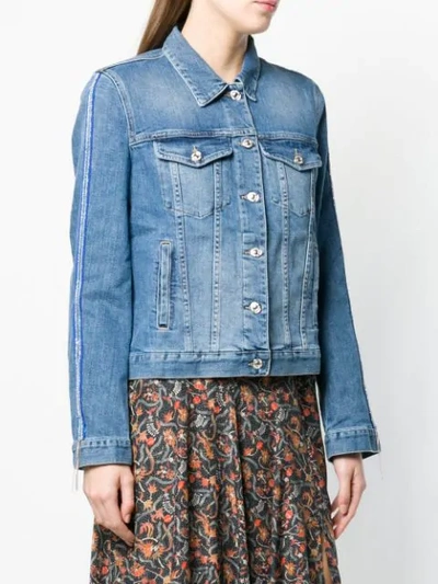 Shop 7 For All Mankind Classic Denim Jacket In Blue