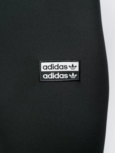 Shop Adidas Originals Logo Print Cycling Shorts In Black