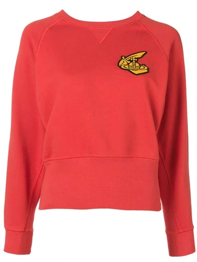 Shop Vivienne Westwood Anglomania Red Knit Sweater