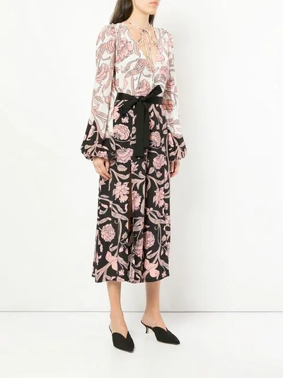 ALICE MCCALL MY EVERYTHING FLORAL-PRINT JUMPSUIT - 白色