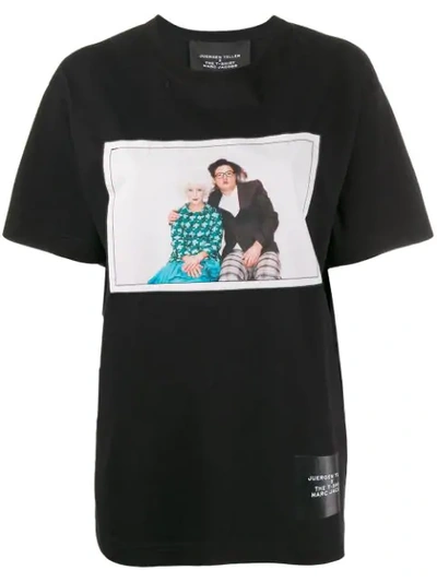 Marc Jacobs X Juergen Teller Black Cotton T-shirt In Black