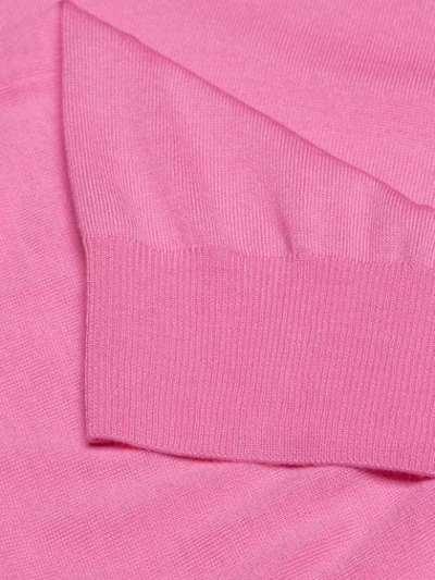Shop Stella Mccartney Roll Neck Top In Pink