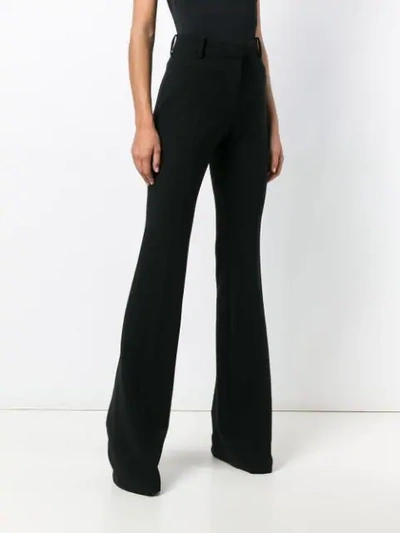 Shop Tom Ford Flared Suit Trousers In Black