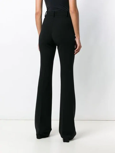 Shop Tom Ford Flared Suit Trousers In Black