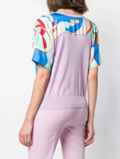 Shop Emilio Pucci Rivera Print Top - Pink