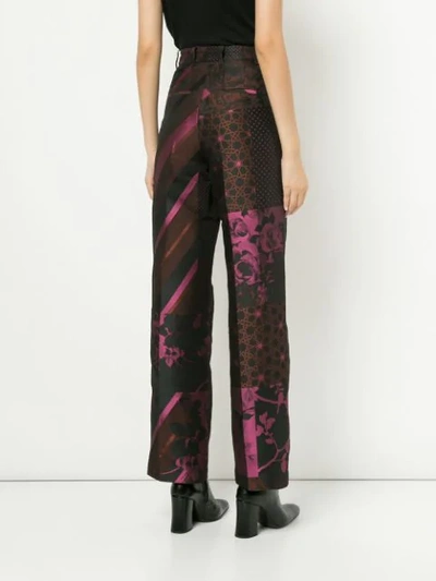 Shop Stine Goya Multi-print Trousers In Pink