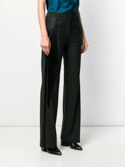 NEIL BARRETT HIGH-WAISTED TAILORED TROUSERS - 黑色