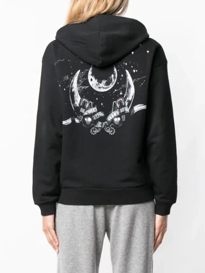 Shop Givenchy Hooded Sweatshirt In Black