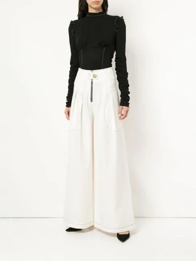 Shop Rejina Pyo Allie Trousers In White