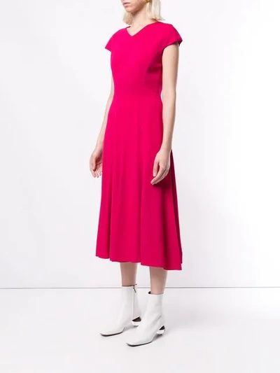 Shop Ginger & Smart Stasis Fitted Dress In Pink
