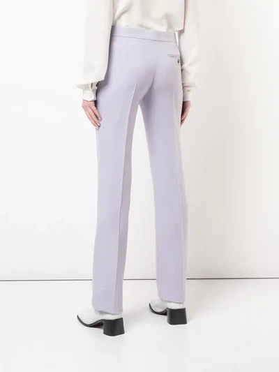ALEXANDER MCQUEEN 直筒长裤 - 紫色