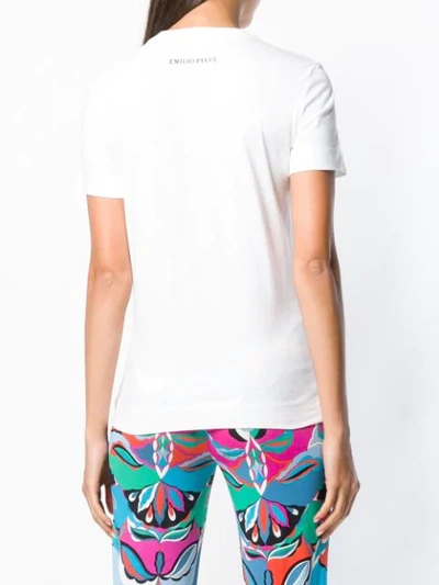 Shop Emilio Pucci 'pucci Is In The Air' T-shirt - White