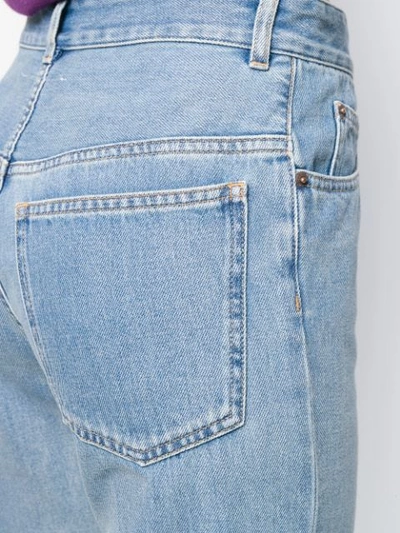 Shop Mm6 Maison Margiela Flared Jeans In 970 Stonge Vintage