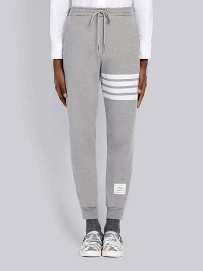 Shop Thom Browne 4-bar Half-&-half Sweatpants In Grey